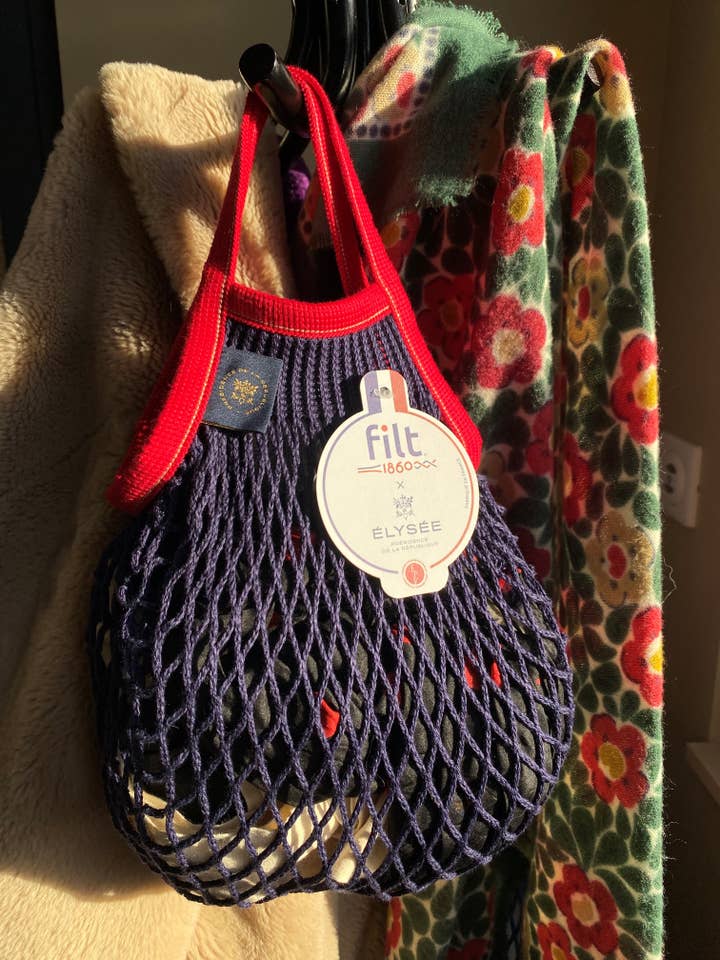 Pequena rede de compras Azul e Vermelho ÉLYSÉE X FILT1860 por atacado de Filt1860