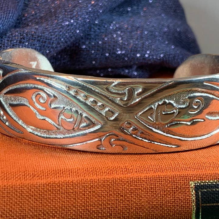 Celtic Crystal Designs Jewelry & Gifts - Wholesale Cuff Bracelet - Orna Celtic Forest Cuff Bracelet4