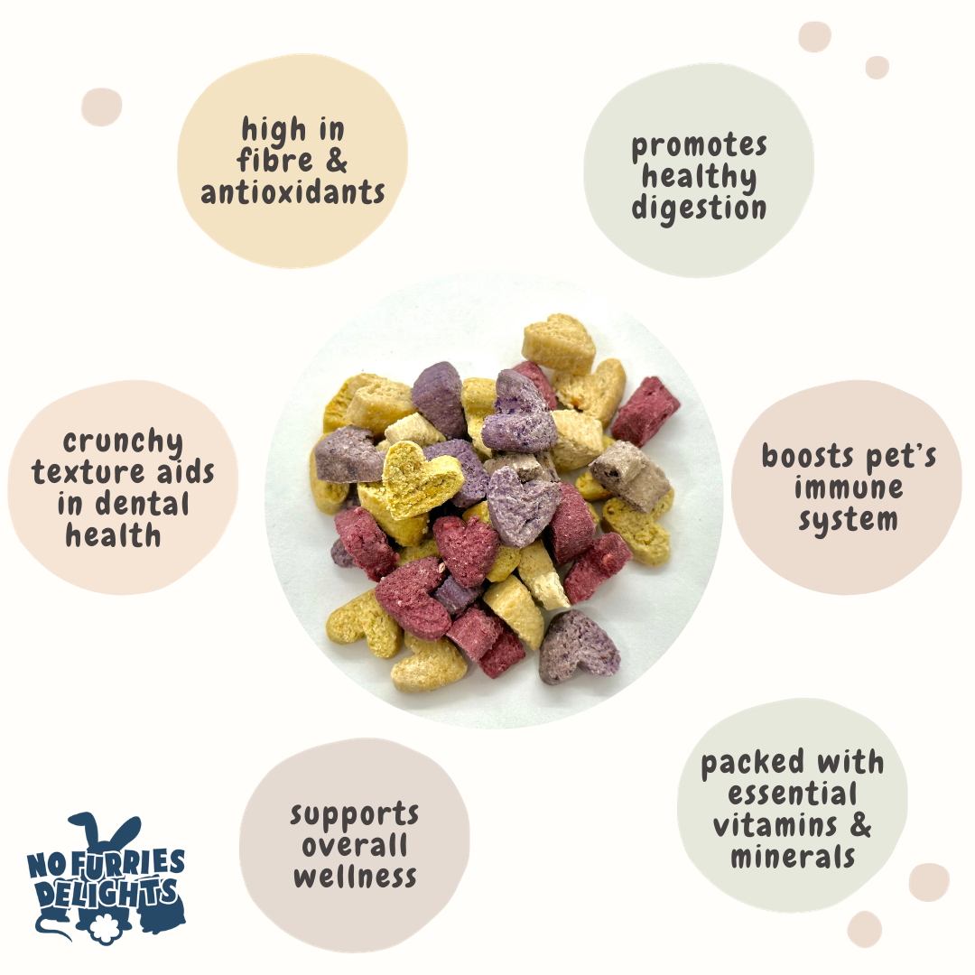 No Furries Delights - Wholesale Pet Supplement - Not Cat/Dog - Nature's Bites Variety Pack | Small Animal Treats5