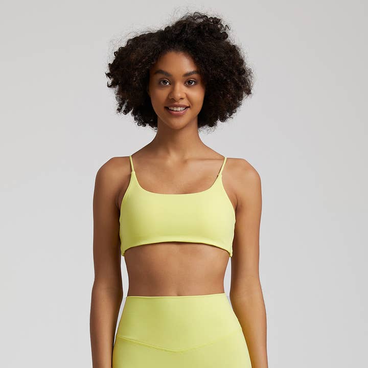 Sodalemon - Wholesale Sports Bra - Women's - Thin Straps On The Back Crossover Beauty Back Sports Bra