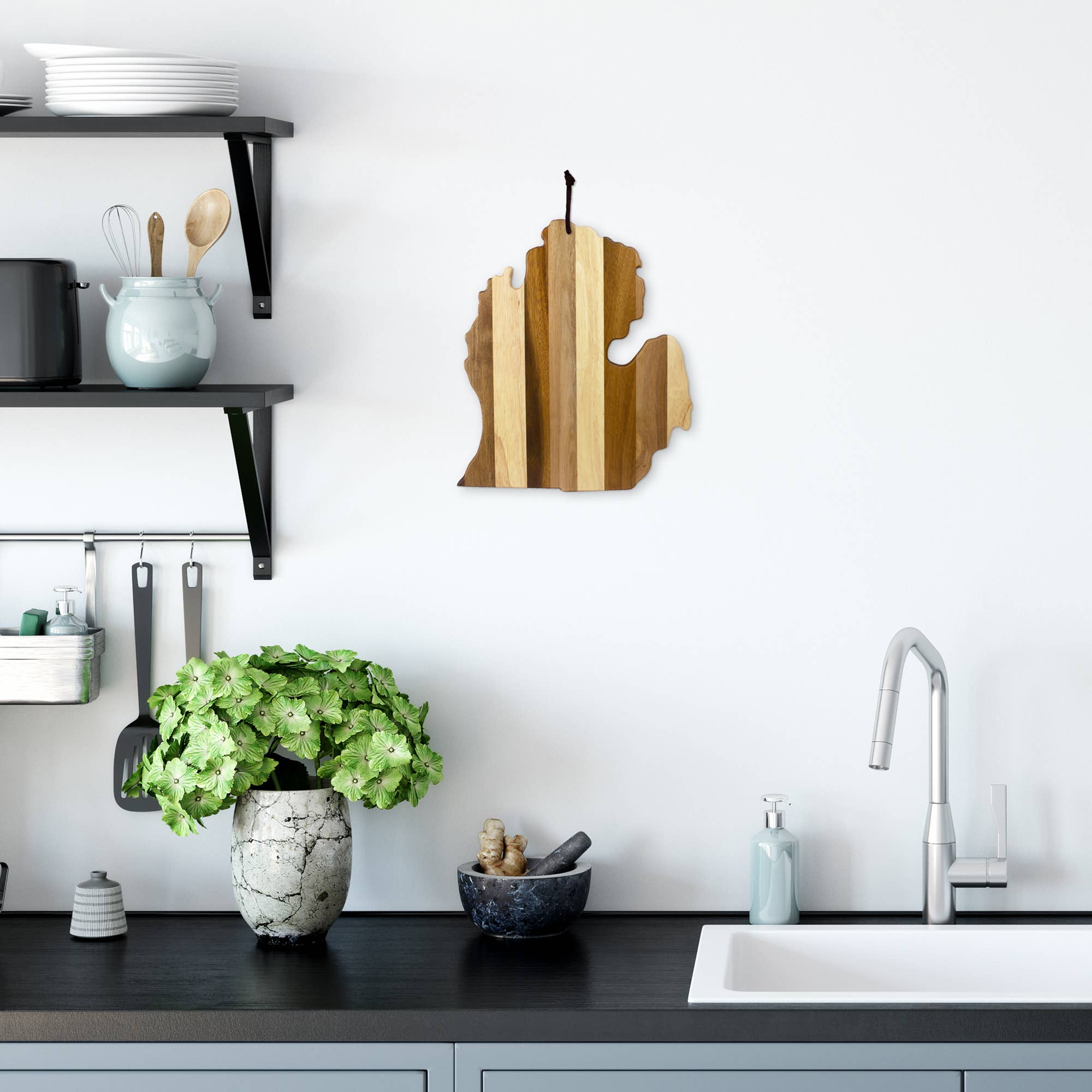 Totally Bamboo - Wholesale Cutting Board - Rock & Branch® Shiplap Series Michigan Serving Board3