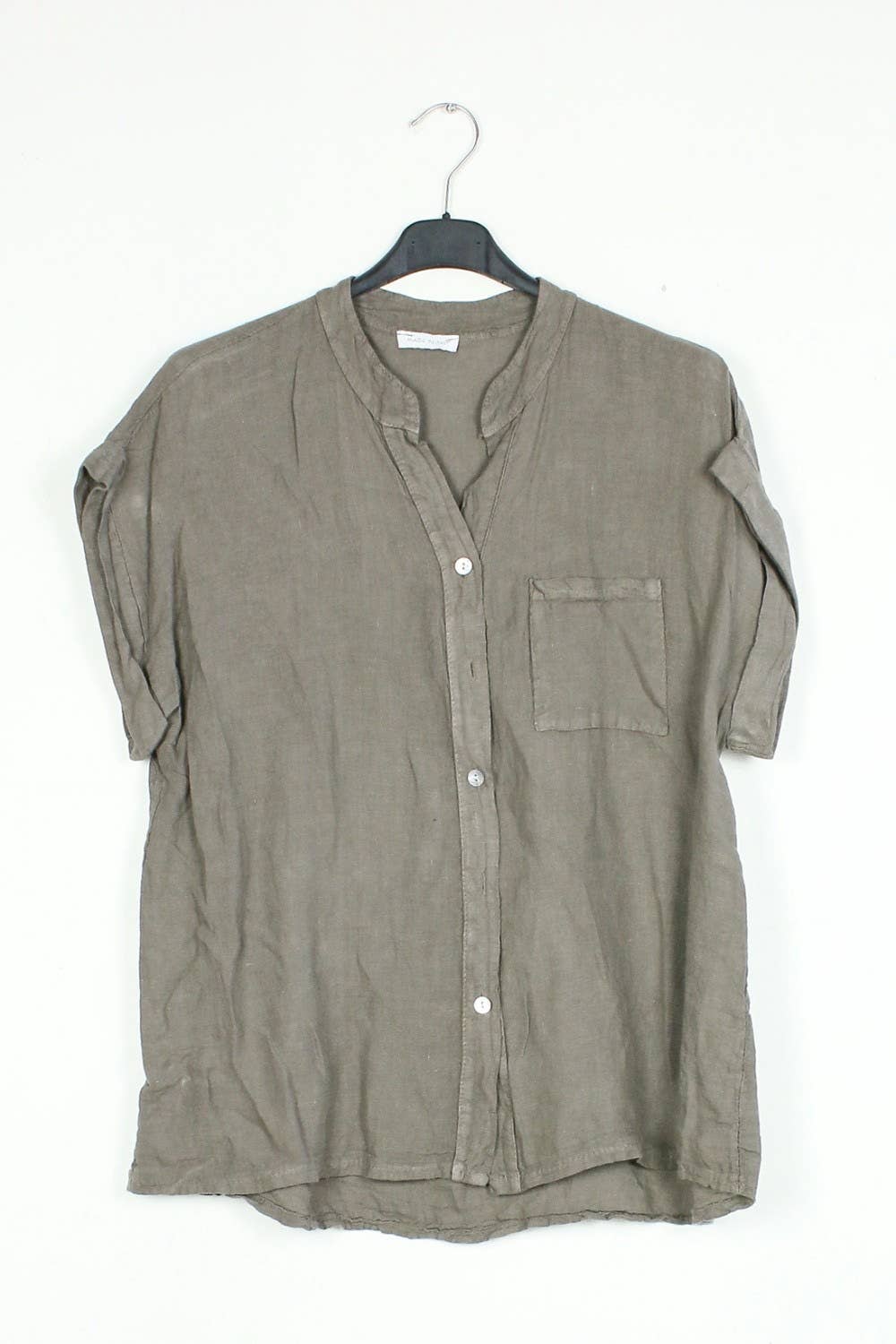 LÉA & LUC - Vente Chemise à col boutonné – femme - Chemise en 100% Lin REF.2065015