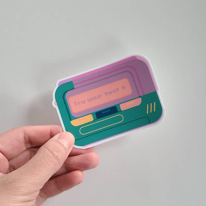 Versuch dein Bestes Aufkleber für den Großhandel von Mad Love Creative Co.