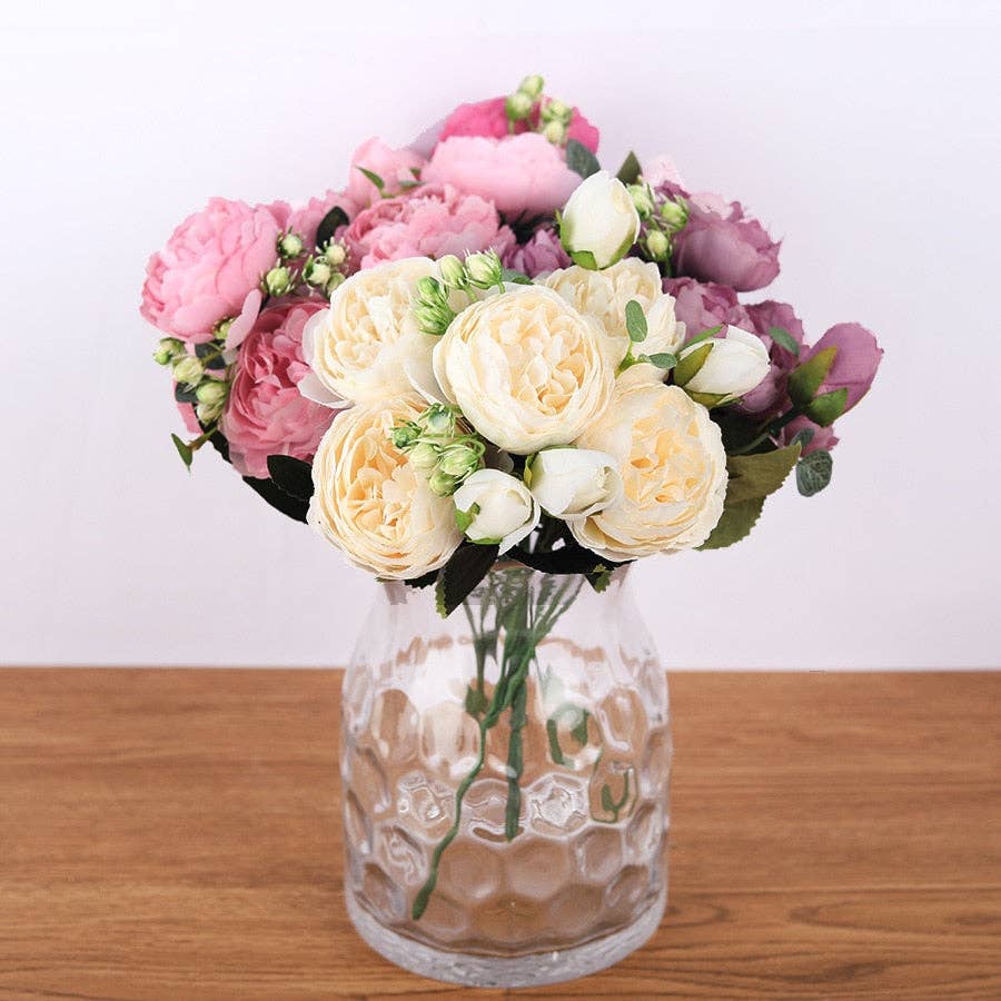 kitchenjoint - Wholesale Artificial Flowers - Peony Silk Faux Flowers2