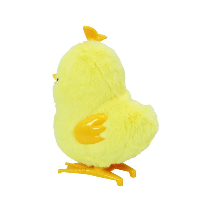 Cap Zone - Wholesale Wind-Up Toy - Kids - Baby Chick Soft Faux Fur Wind-Up Clockwork Toy6
