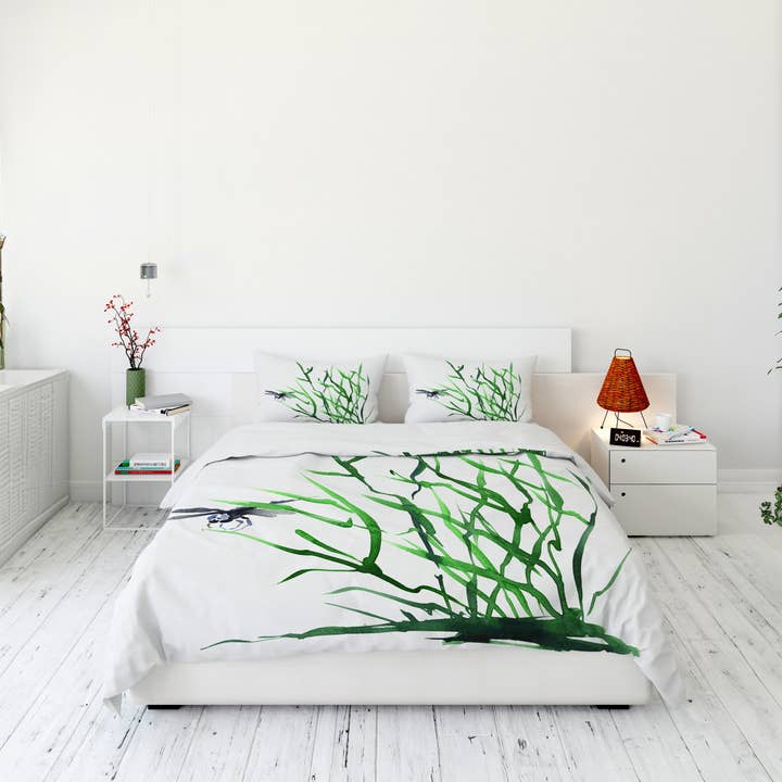 Housse de couette ou couette Libellule pour la vente par Brazen Design Studio