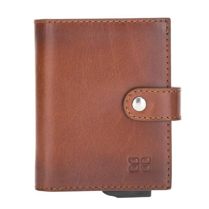 Bouletta - Wholesale Card Holder - Unisex - Palermo Zip Mechanical Leather Card Holder