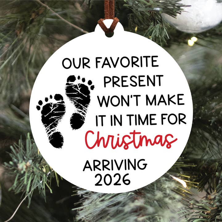Knotty Design Co. - Wholesale Ornament - Expecting Parent Christmas Ornament1