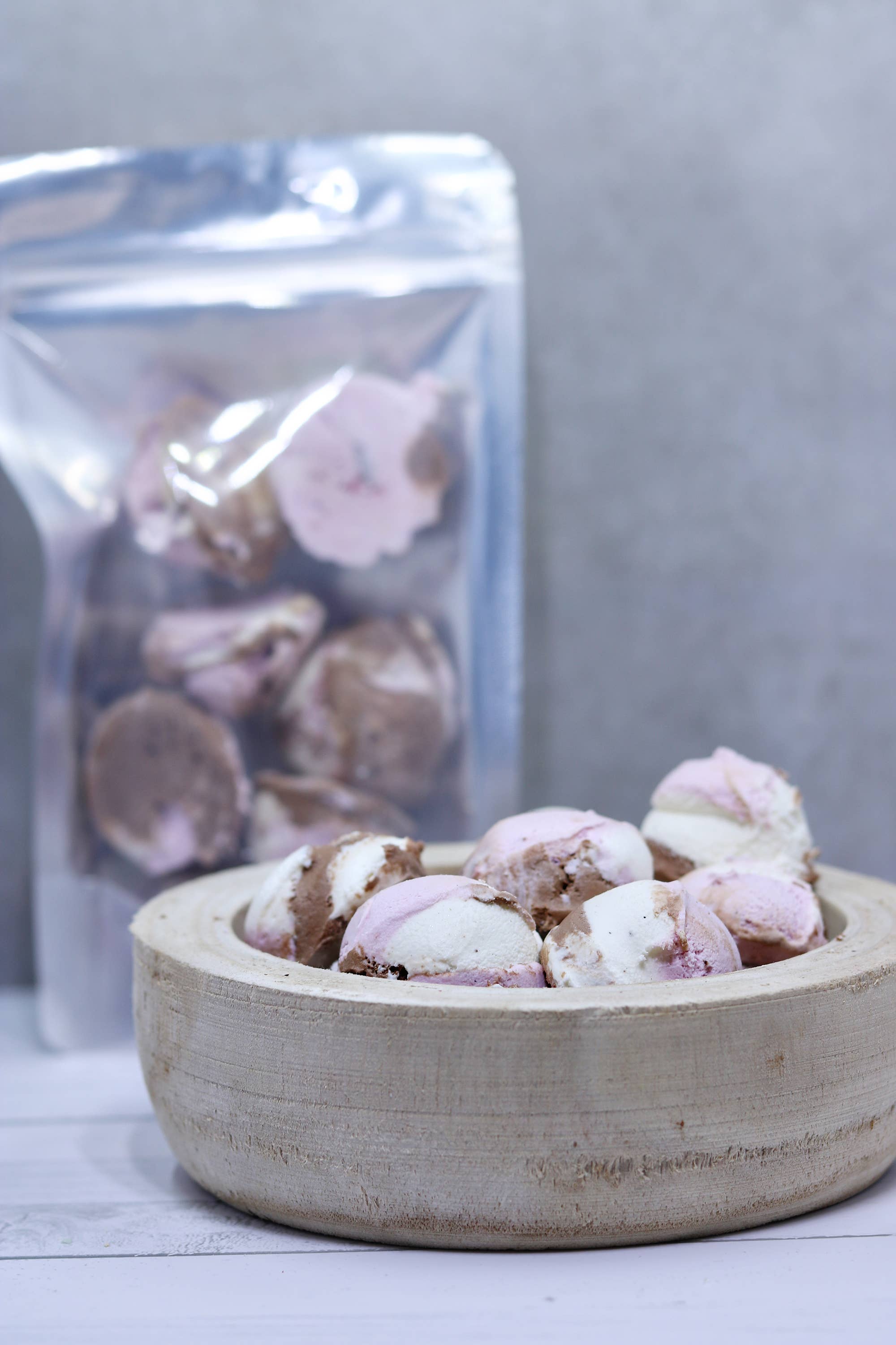 Homesteading in Ohio LLC - Wholesale Ice Cream/Sorbet - Freeze Dried Neapolitan Ice Cream Space Ice Cream3