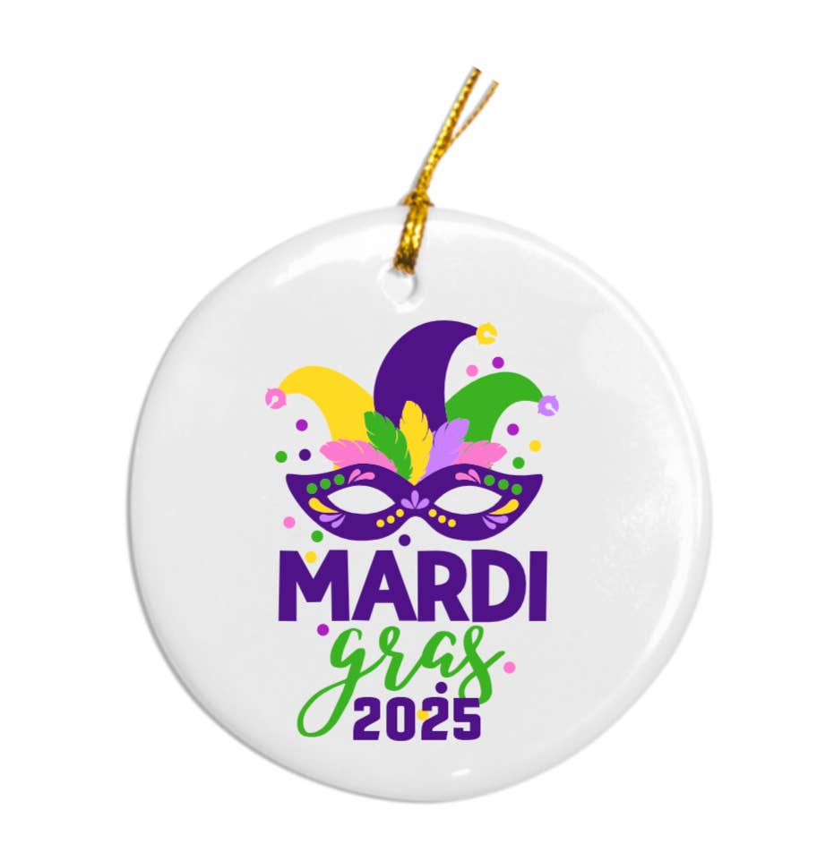Daisy Lane - Wholesale Ornament - Kerstornament uit New Orleans, Mardi Gras 2025 Souvenir