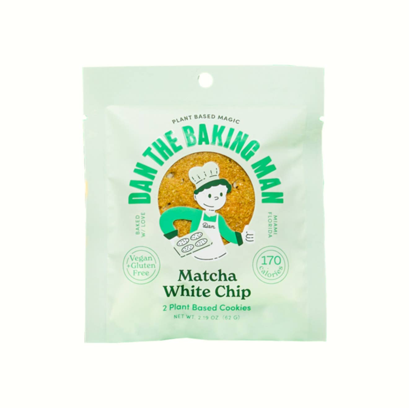 Dan The Baking Man - Wholesale Cookie - Matcha White Chip Cookie (Plant Based)6