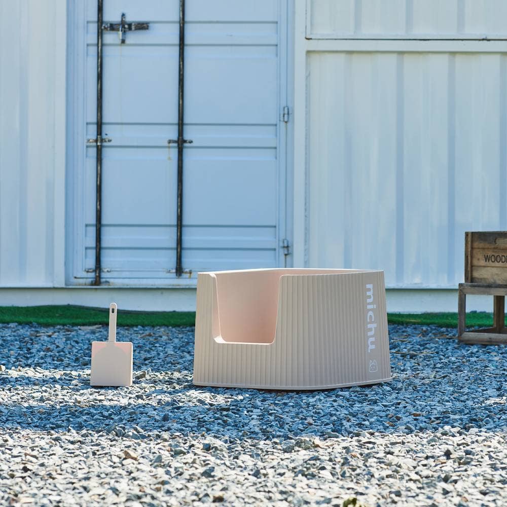 MichuPet - Wholesale Cat Litter Box - Michu XXL Container Cat Litter Box with Scoop, Coral or BoBa11