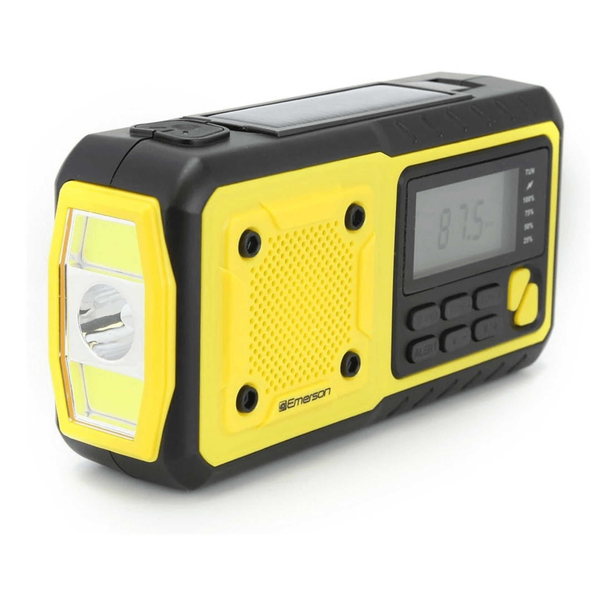 JupiterGear Home - Wholesale Portable Charger - Emerson Emergency AM/FM Radio with Weather Band & Flashlight6