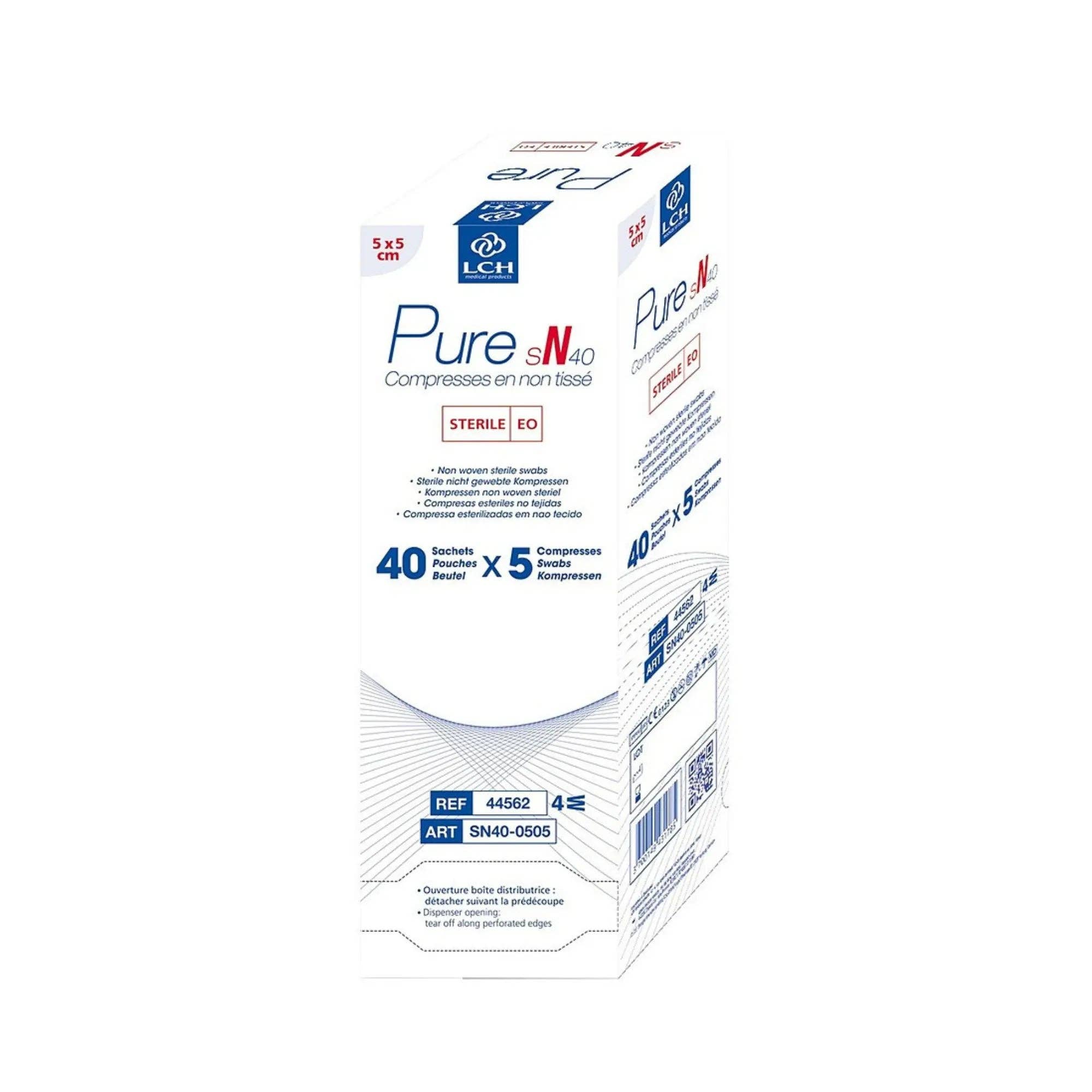 My Podologie - Wholesale Cotton Pad - Sterile non-woven compress - Pack of 5 compresses - 40g/m2 - LCH1