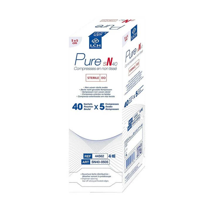 My Podologie - Wholesale Cotton Pad - Sterile non-woven compress - Pack of 5 compresses - 40g/m2 - LCH1