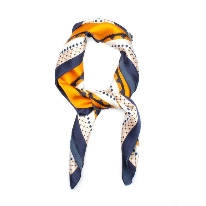 Arcen Sidensjal 70x70cm Arancione per la vendita all'ingrosso da parte di 7East