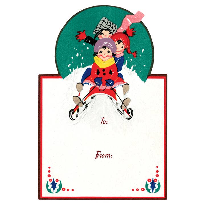 Laughing Elephant - Wholesale Sticker - Vintage Christmas - Holiday Sticker Box9