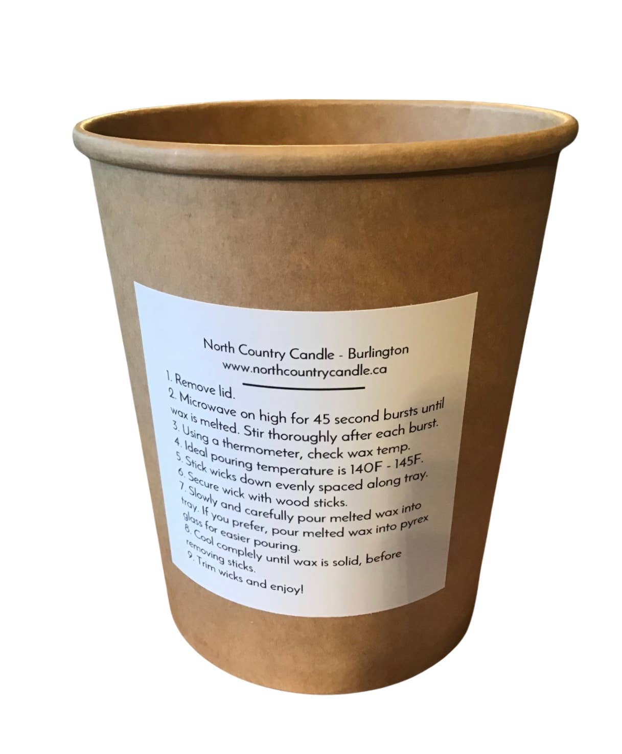 North Country Candle - Wholesale Wax Melt - Soy Wax Refill Kit for Oak Style Dough Bowls1