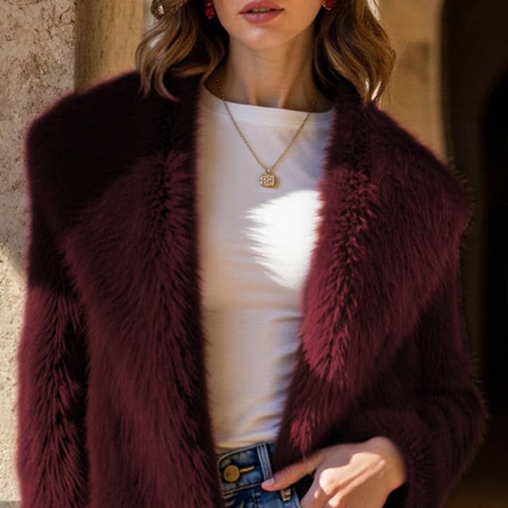 Casual long-sleeved coat for wholesale by Lovenne