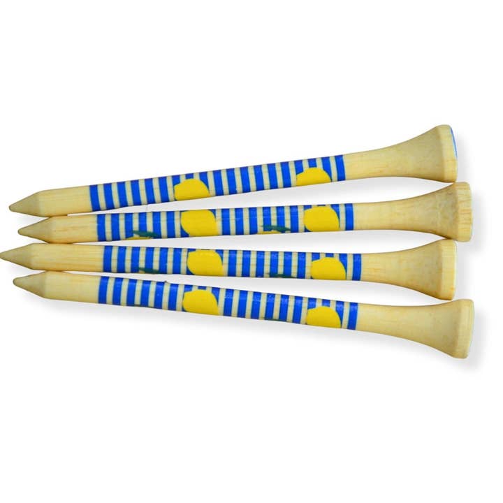 Zesty Lemon Golf Tees for wholesale by Birdie Girl Golf