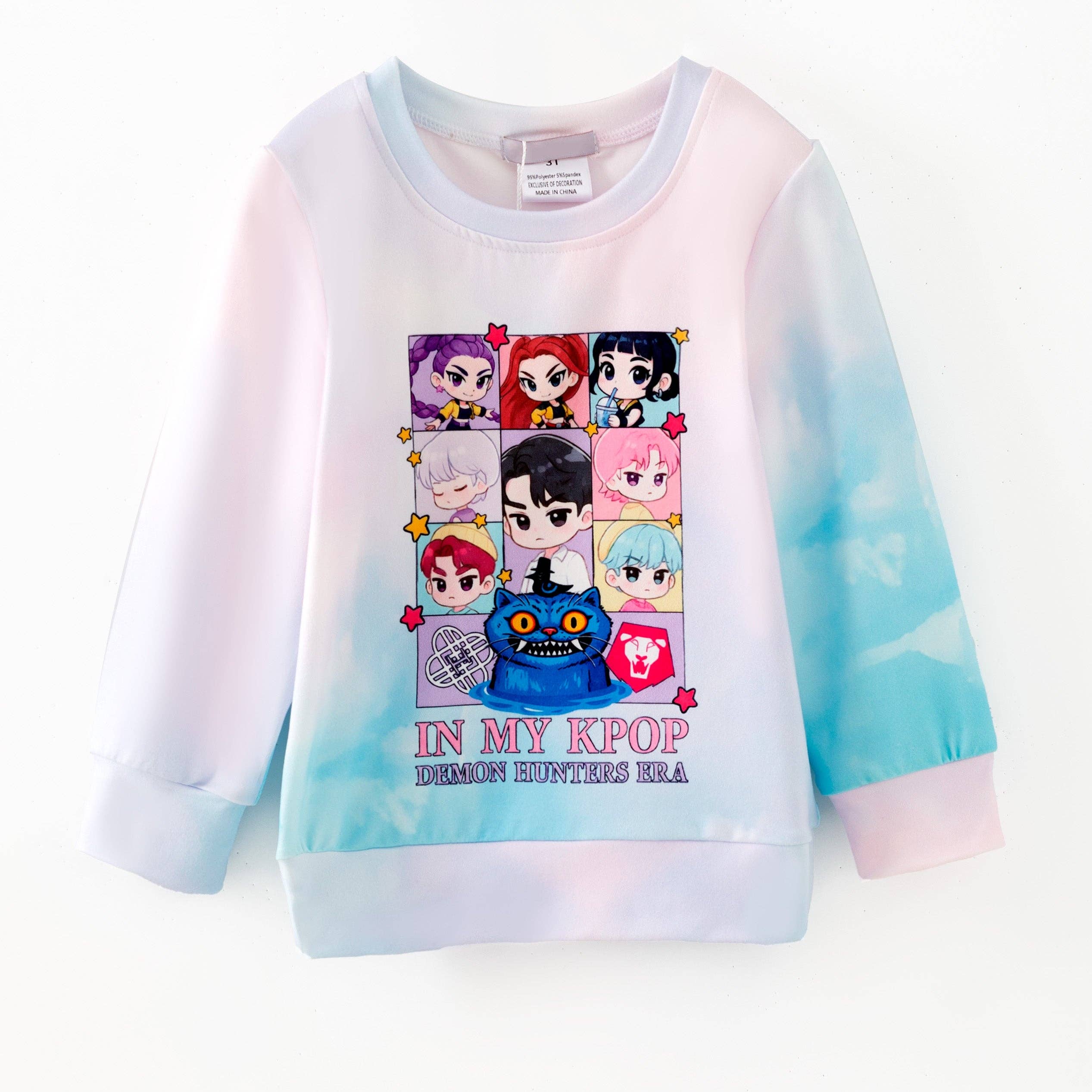 Auraquise - Wholesale Sweatshirt - Kids - Girls Popular Kpop Demon Hunter Printed Sweatshirts Collection2