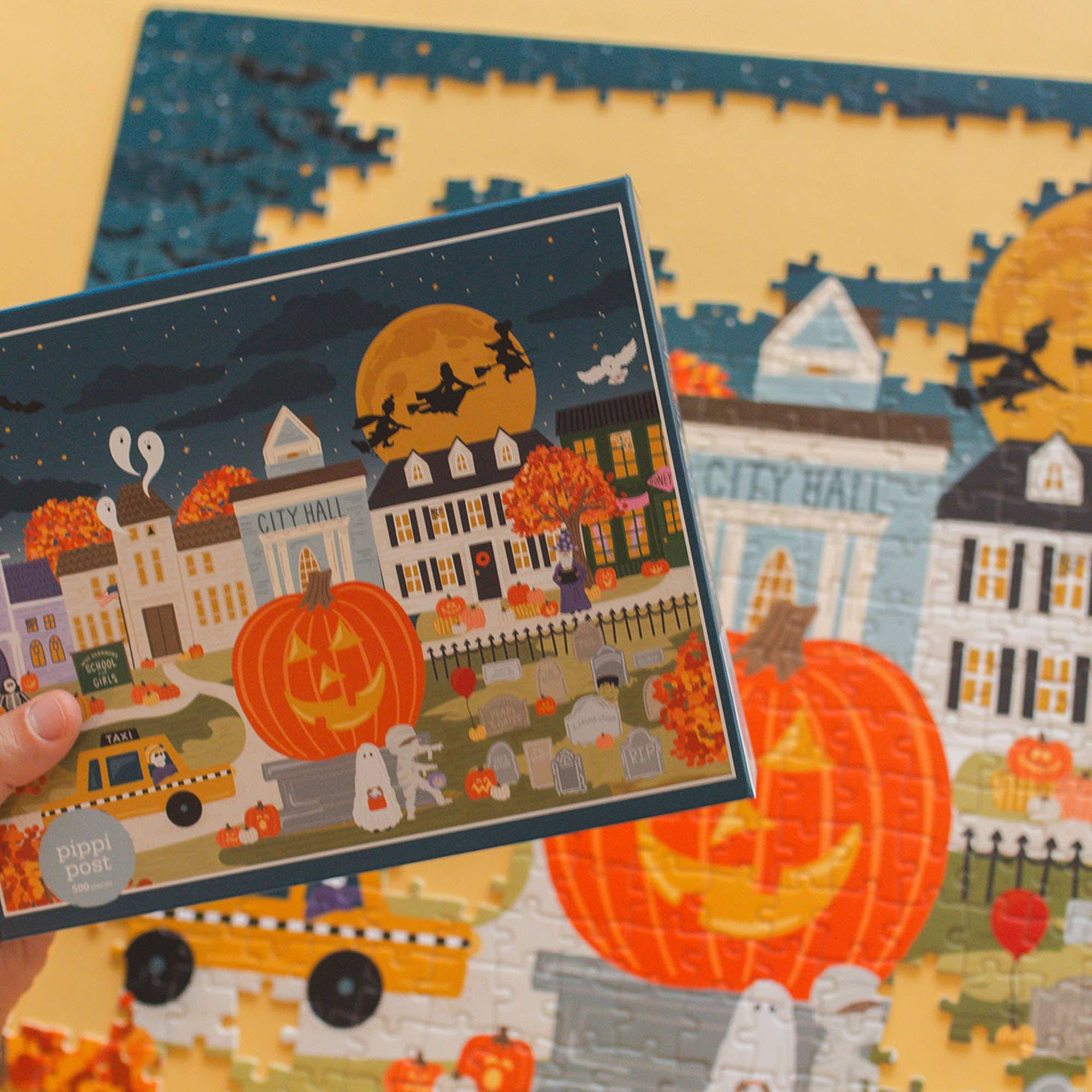 Pippi Post - Wholesale Puzzle - Adult - Haunted Nights & Ghostly Lights - 500 Piece Jigsaw Puzzle6