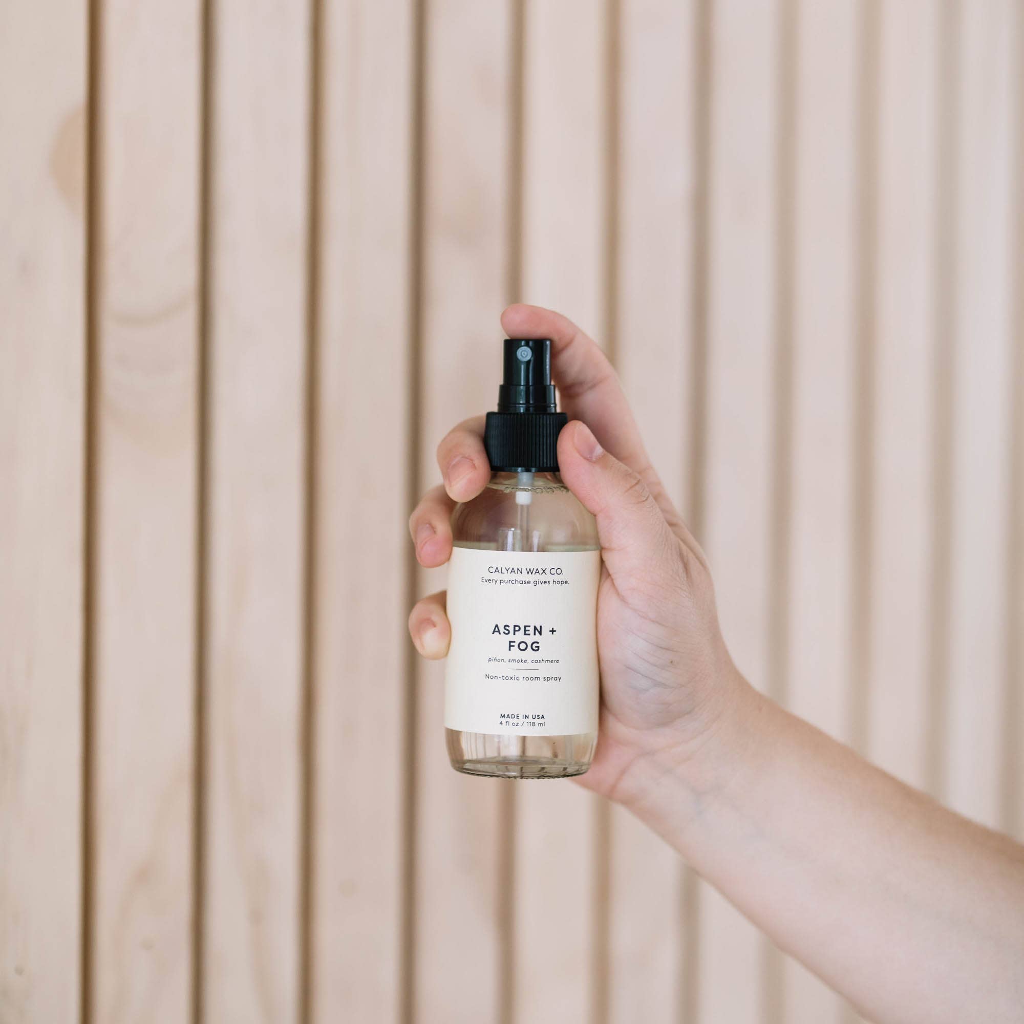 Calyan Wax Co. - Wholesale Room & Linen Spray - Aspen + Fog - Room Spray6