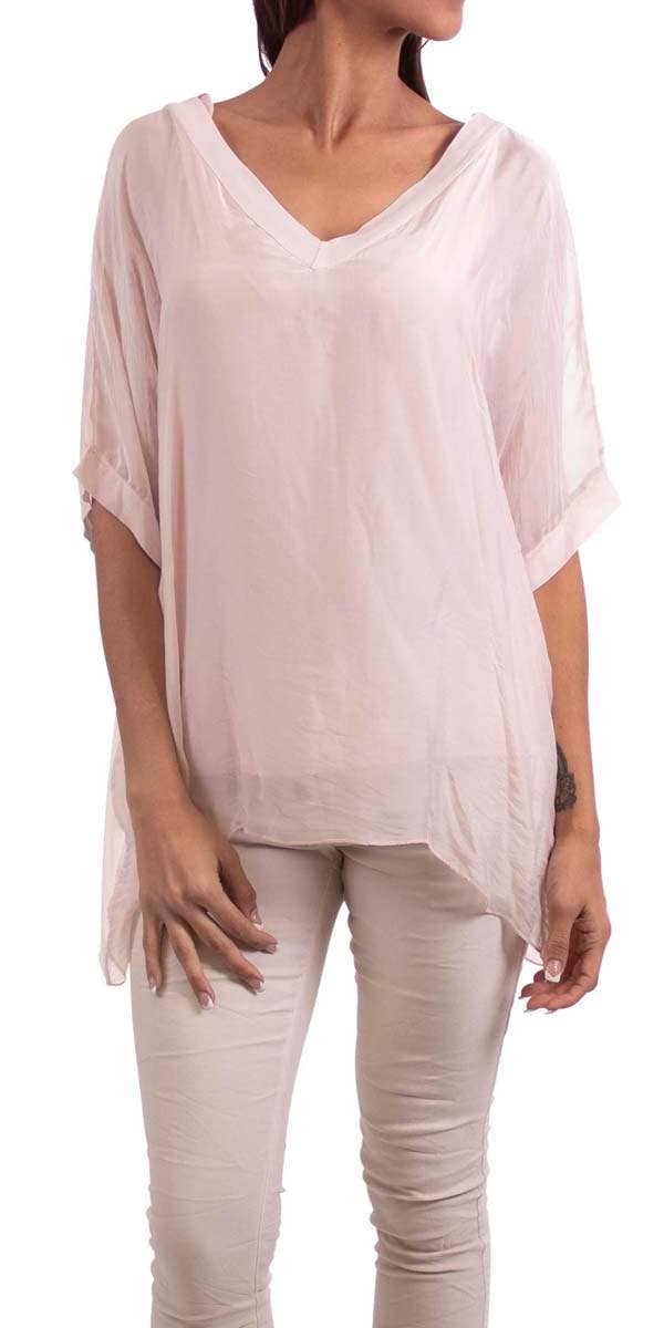 Gigi Moda - Wholesale Blouse - Women's - V-Neck Short Sleeve Blouse20