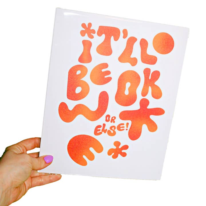 ça ira, sinon - impression de motivation pour la vente par Scent & Spill Studios