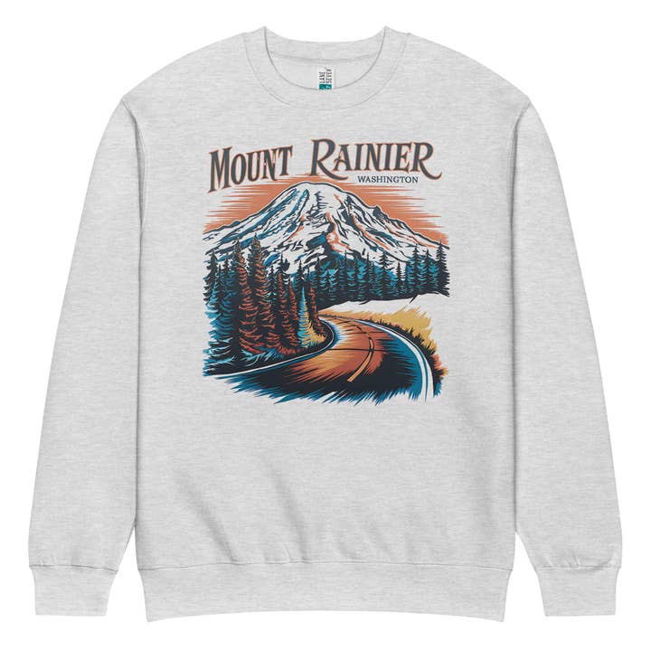 Road to Rainier Crewneck Sweatshirt for wholesale by Park Service Apparel