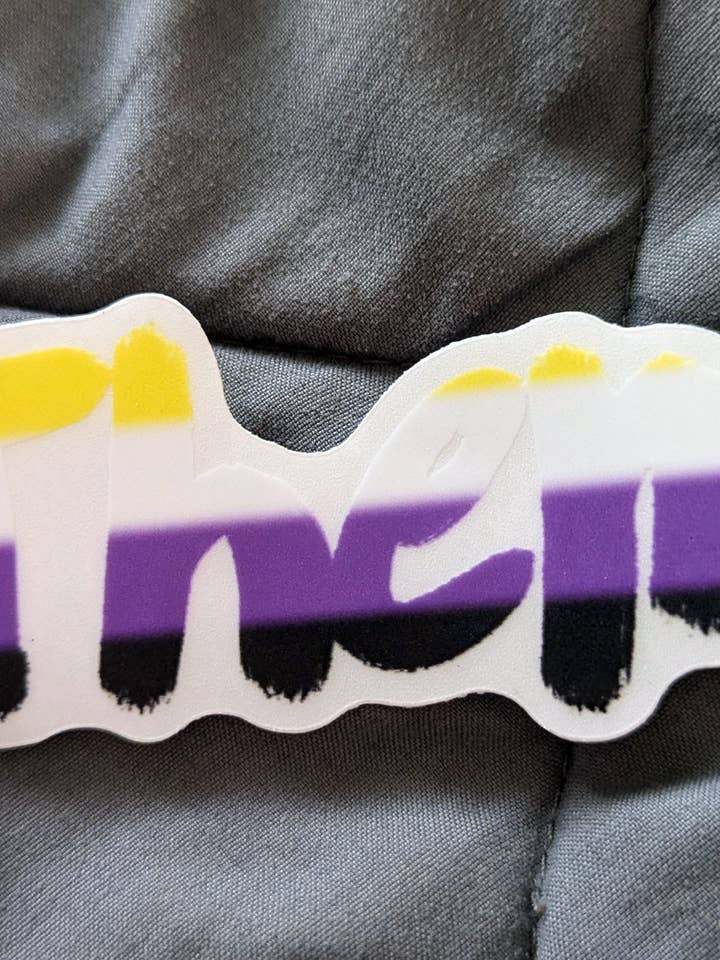 Adhesivo transparente Them para venta al por mayor de Sapphic Space