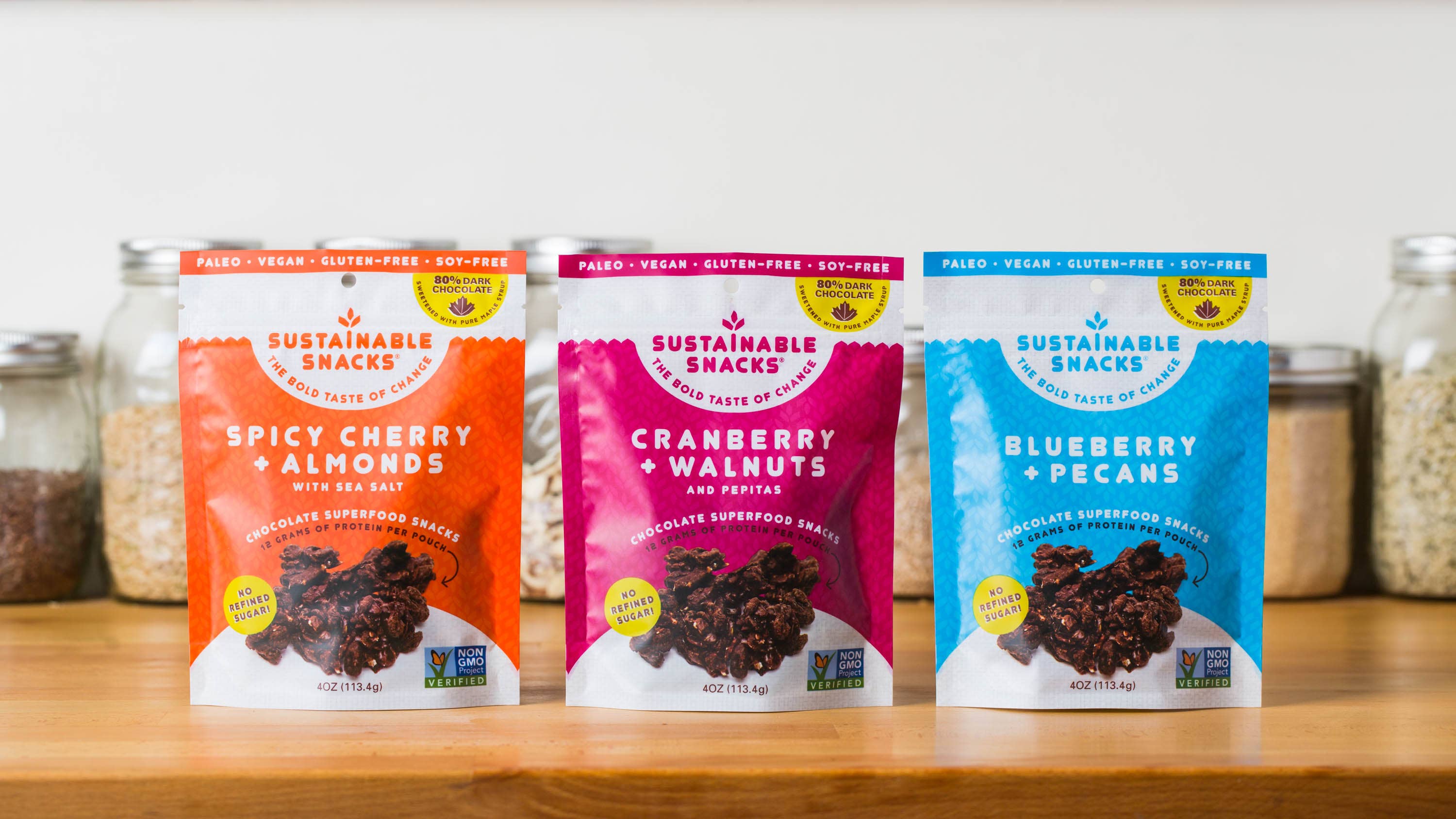 Sustainable Snacks - Wholesale Chocolate Covered Sweets - Blueberry + Pecans6