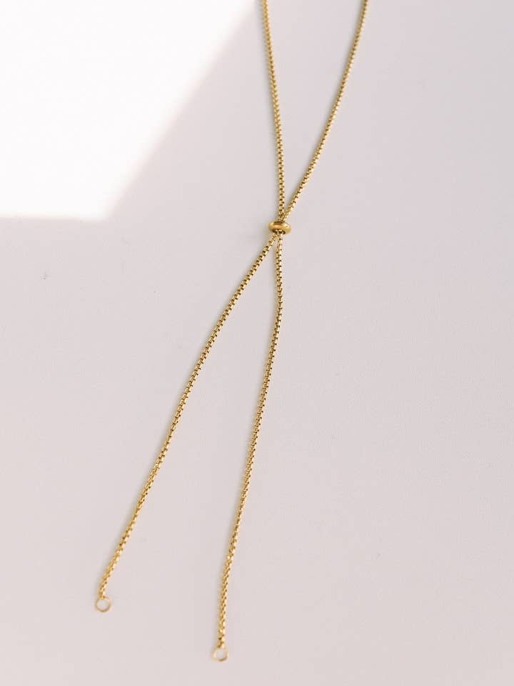 Halsey Schiebekugel-Lariatkette für den Großhandel von BELJOY