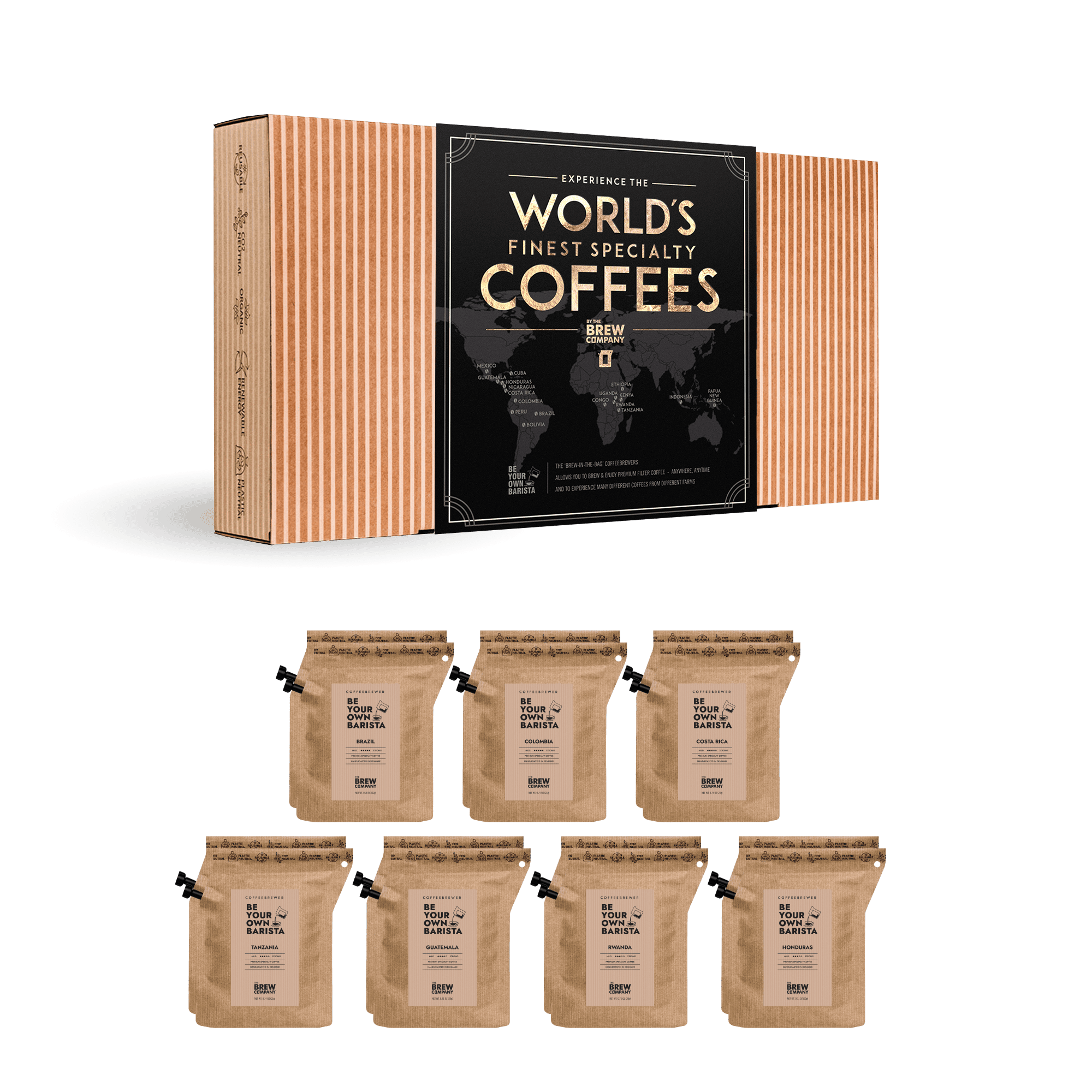The Brew Company – wholesale Gift box – WORLD'S FINEST SPECIALTY COFFEE GIFT BOX6