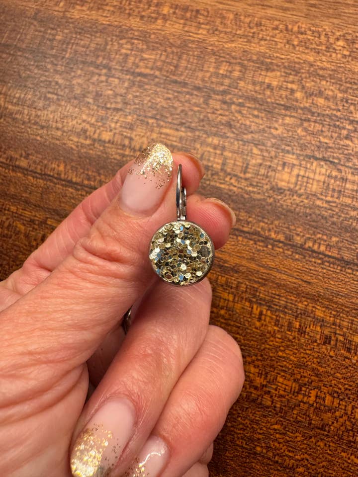 Sparkle Leverback Earrings for wholesale by Comer Teng Studio