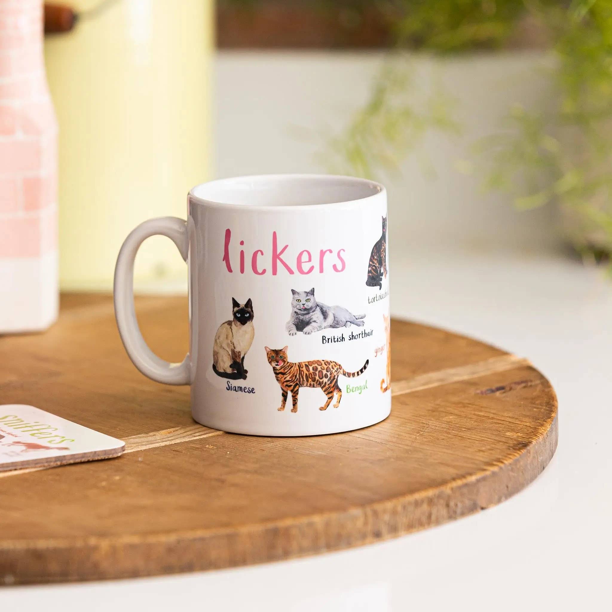 Fly Paper Products - Wholesale Coffee Mug - Lickers Cat Pun Animal / Pet Lover Coffee or Tea Mug