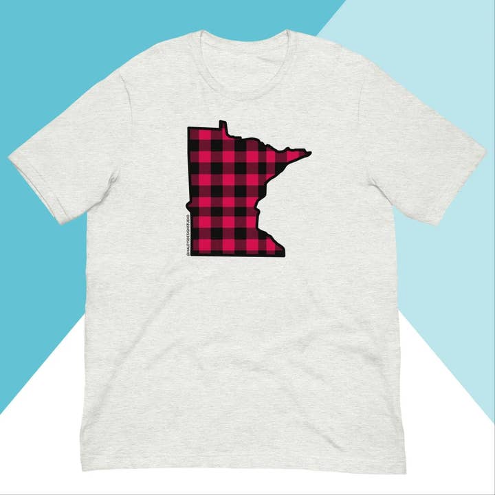 Unisex-Hemd im Minnesota-Büffel-Karo-Muster für den Großhandel von North Owl Apparel
