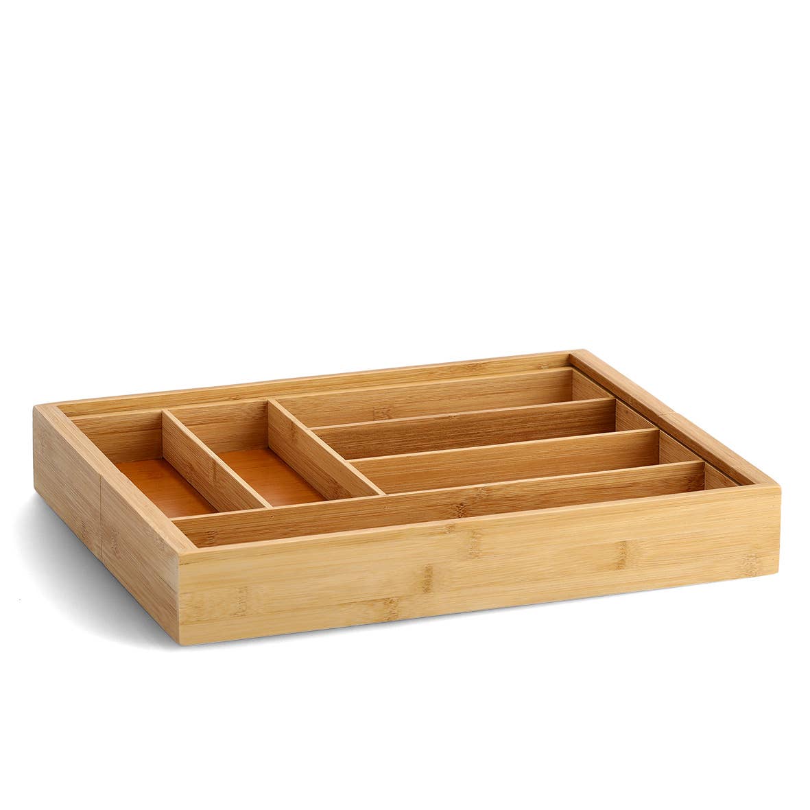 nature Cutlery tray, extendable, bamboo/HDF for wholesale on Faire2