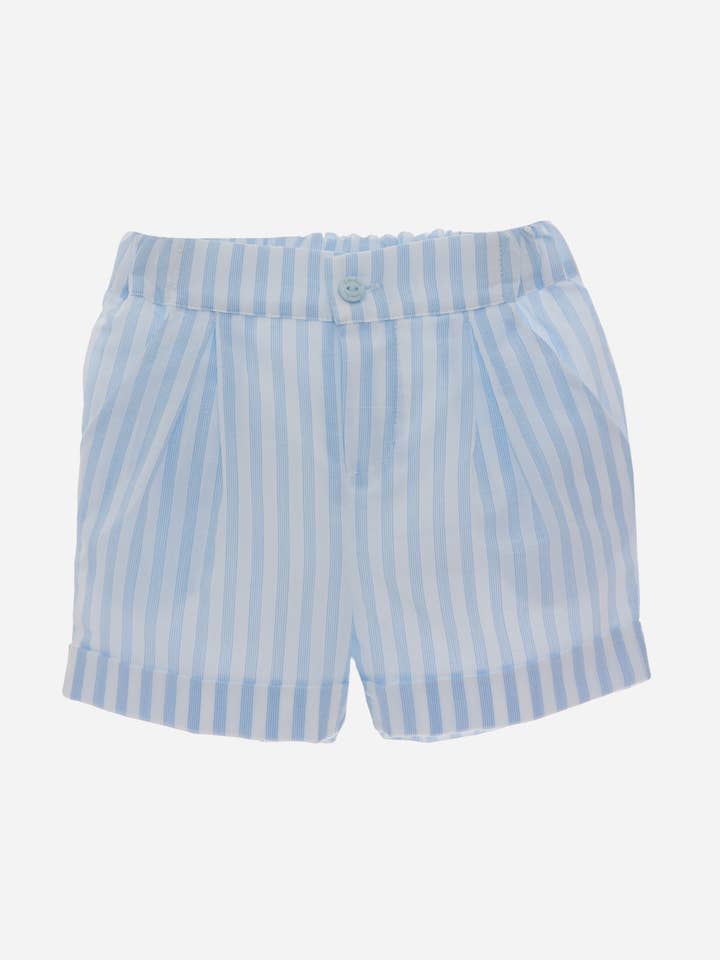 Blue Stripes Shorts for wholesale by Patachou