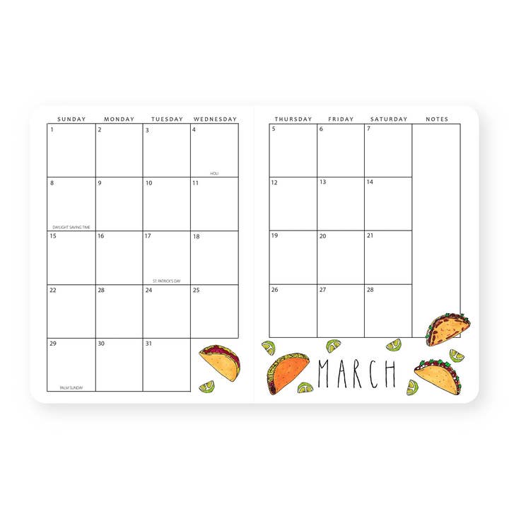 Linda Tong Planners - Wholesale Planner - 2026 Monthly Planner Bows3