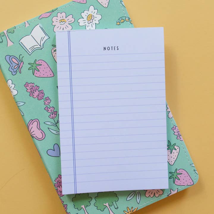 Pippi Post - Wholesale Notepad - Blue Notes 4x6 Notepad