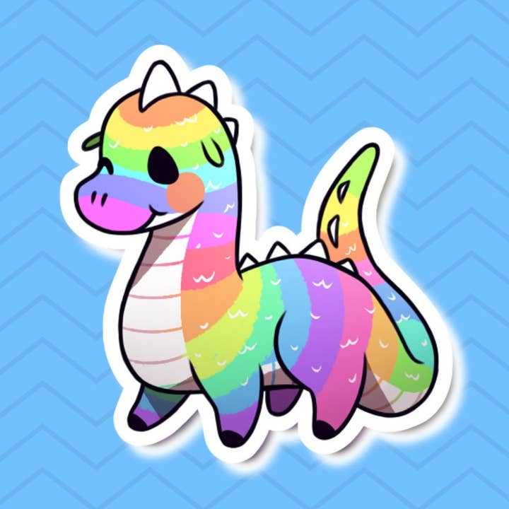 Adesivo Dragon- Rainbow per la vendita all'ingrosso da parte di Mega Kawaii Cuties