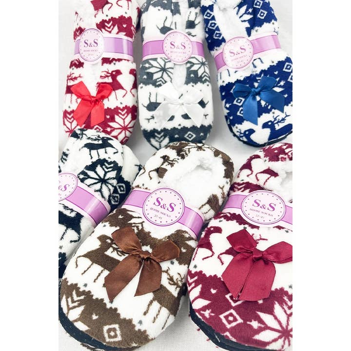 MIX COLOR Soft Non Slip Winter Slipper for wholesale on Faire