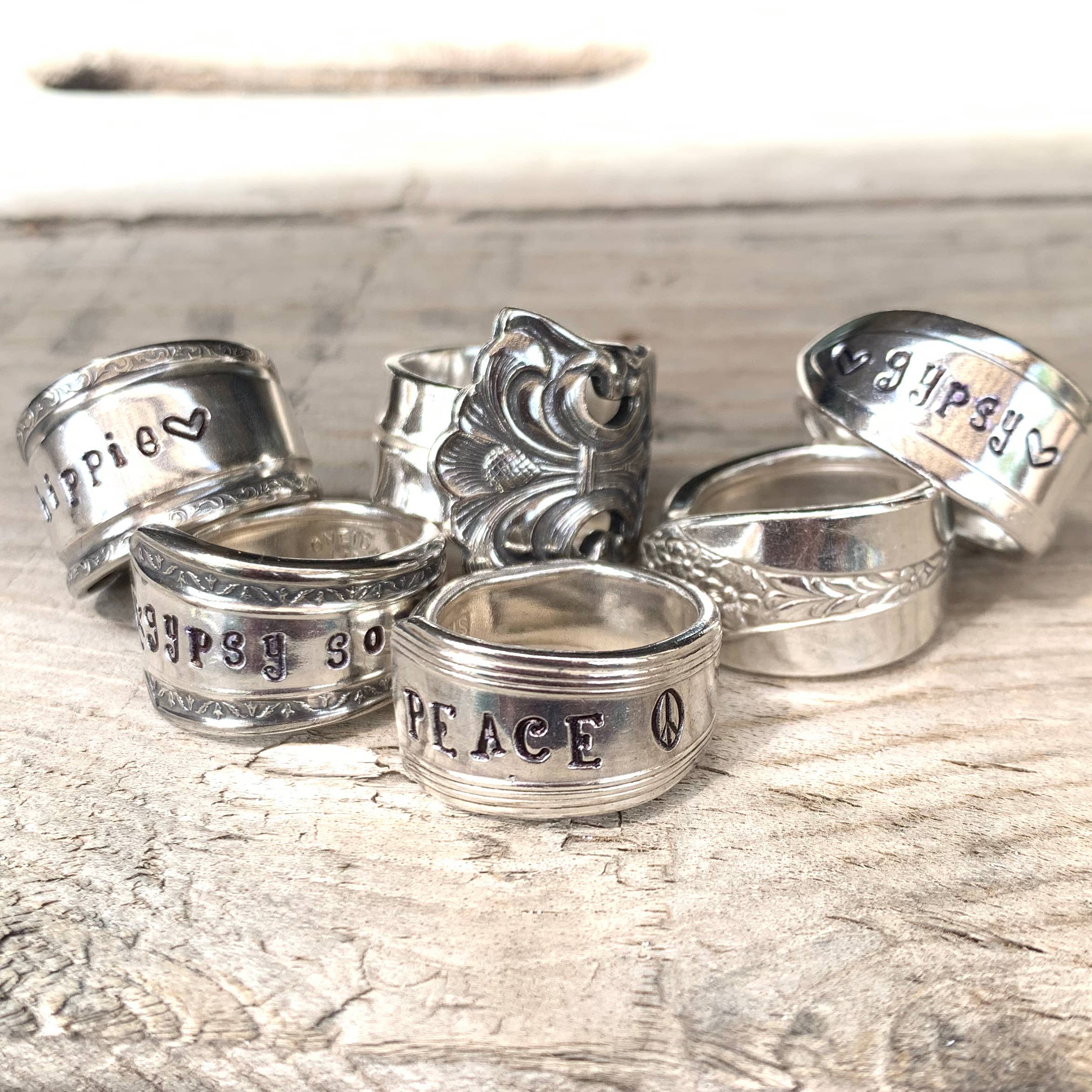 Pumpernickel and Wry - Wholesale Cocktail/Statement Ring - Spoon Rings4