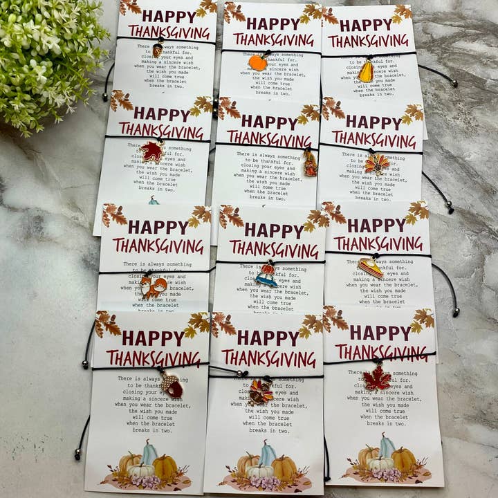 Bracelet - Make a Wish - Thanksgiving Mix for wholesale by Hive Supply