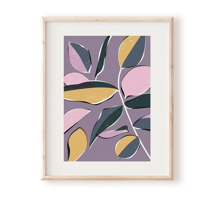 Fiscus Elastica No. 1 Art Print for wholesale by Rachel Mahon Print