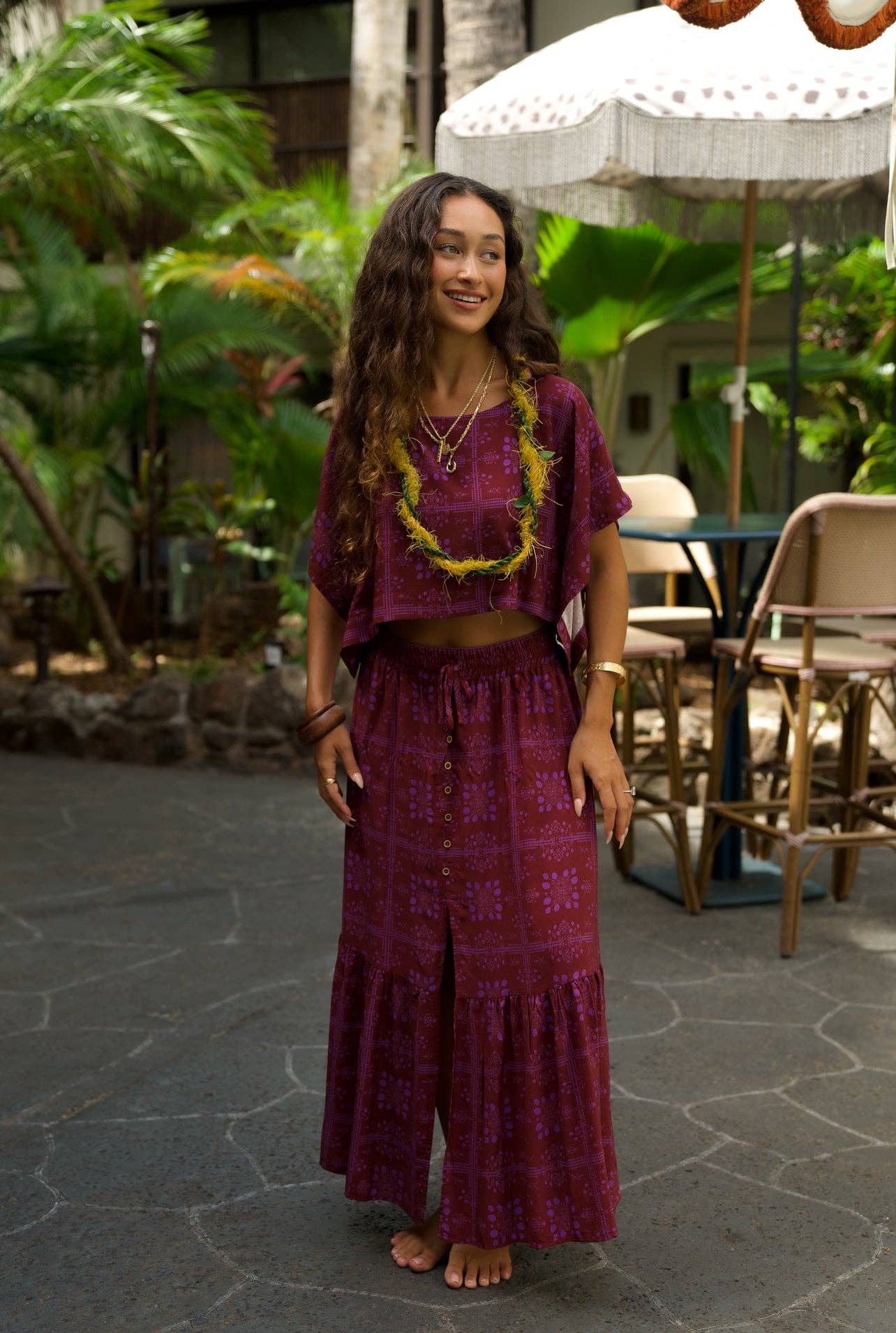 EHA Culture - Wholesale Skirt - Women's - Mango Sunset Koko Skirt2