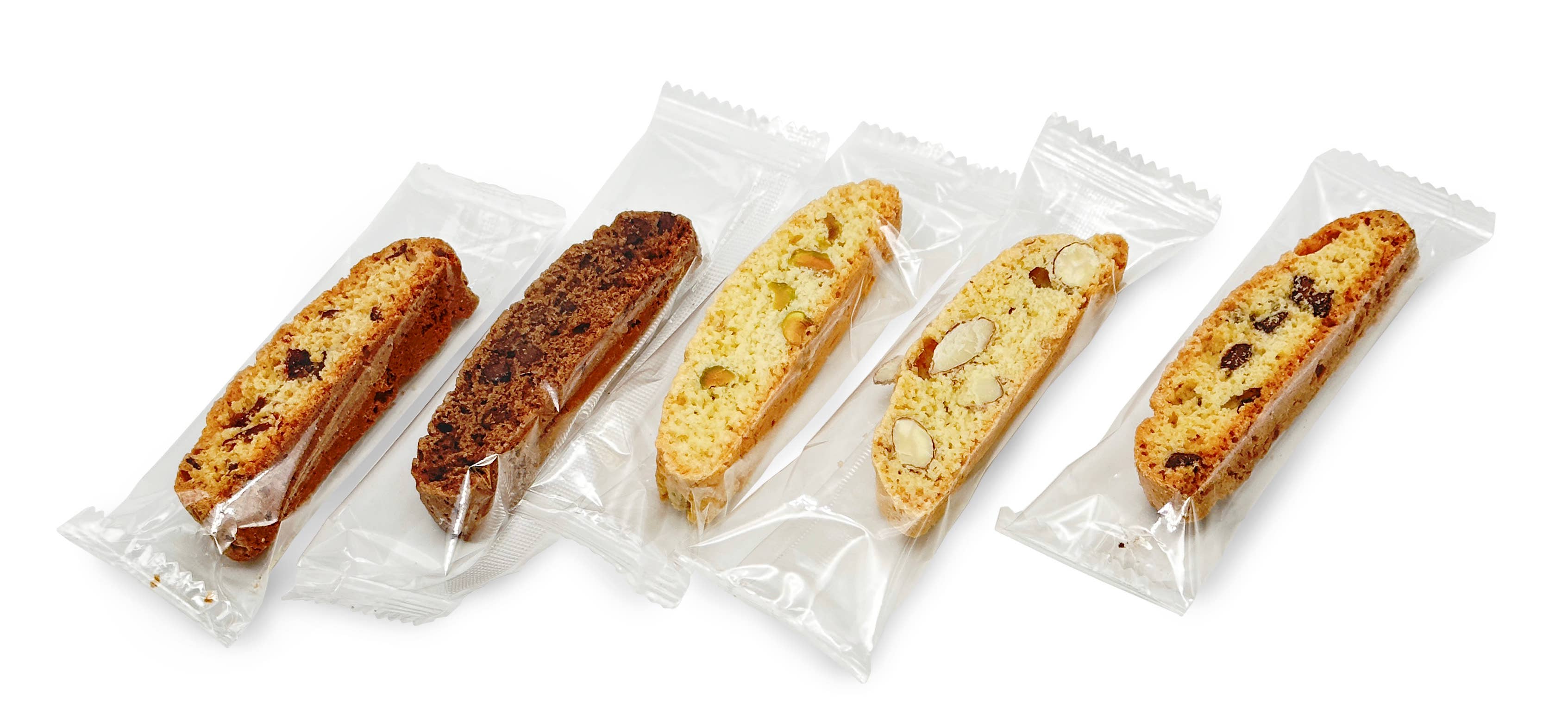 True Delicious - Wholesale Cookie - 3" Biscotti Individually Wrapped - 100pcs0