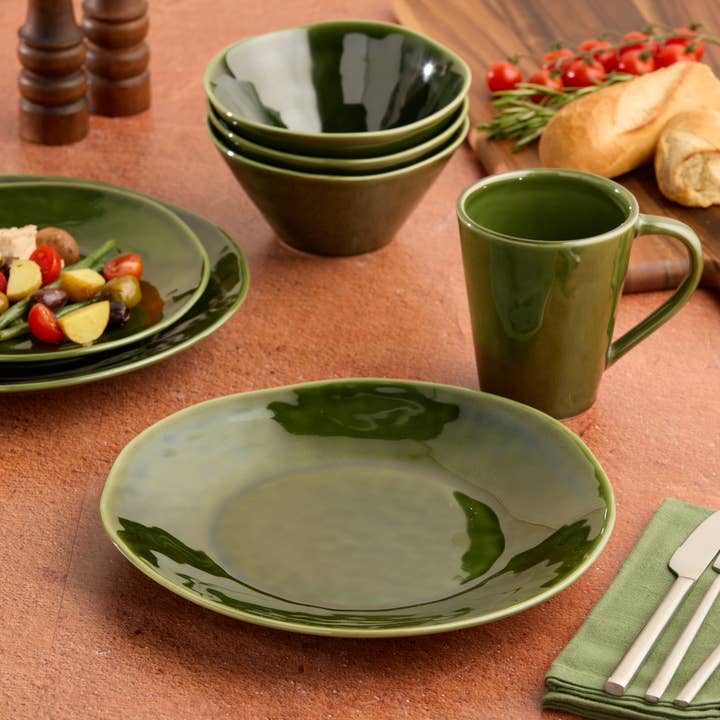Certified International - Wholesale Bowl - Verde Ice Cream Bowl 6.25in x 3.25in Pairs with Oliva