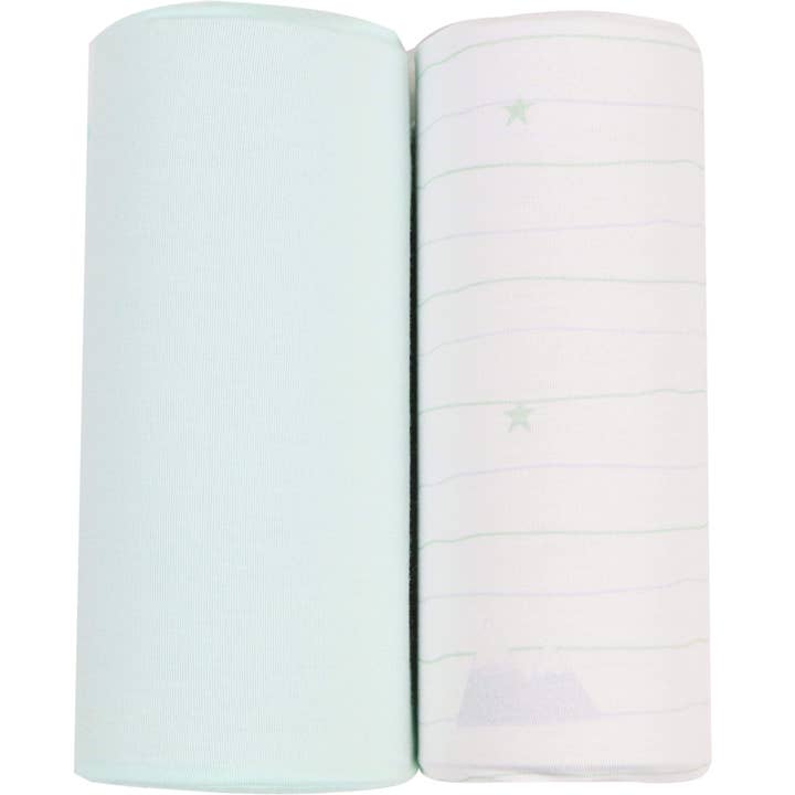 Bergen en munt swaddle deken 2 pack voor wholesale door GooseWaddle + Pello
